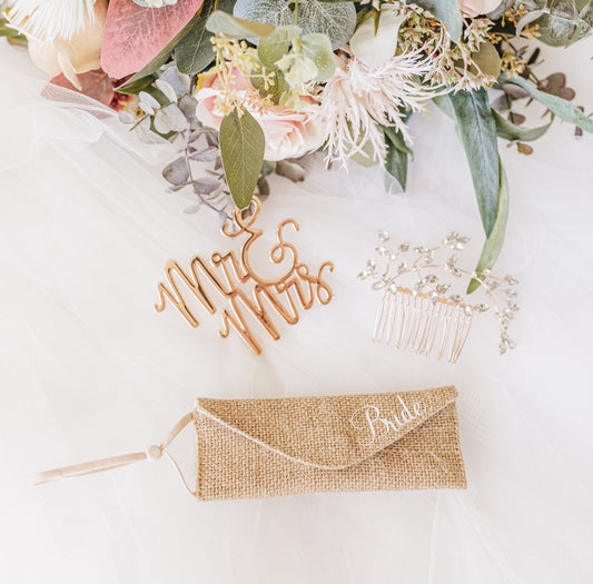 For The Bridesmaid Bridal Pocket - Neutral/Rustic