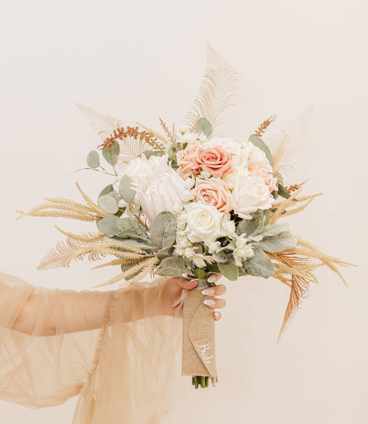 Bouquet Ready Bridal Pocket - Neutral/Rustic