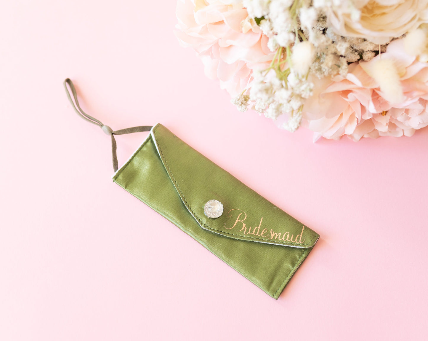 Personalise Me Bridal Pocket - Olive