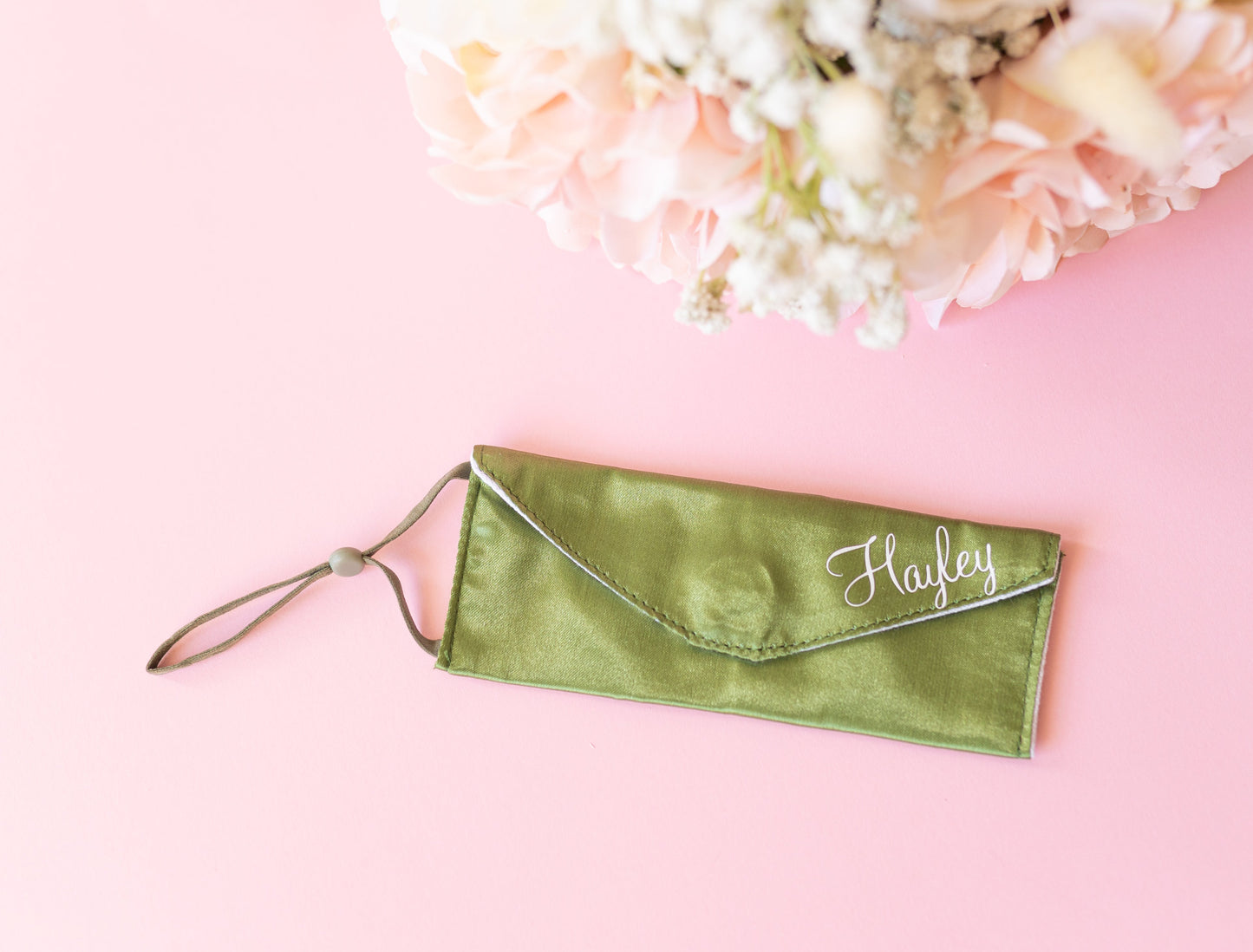 Personalise Me Bridal Pocket - Olive